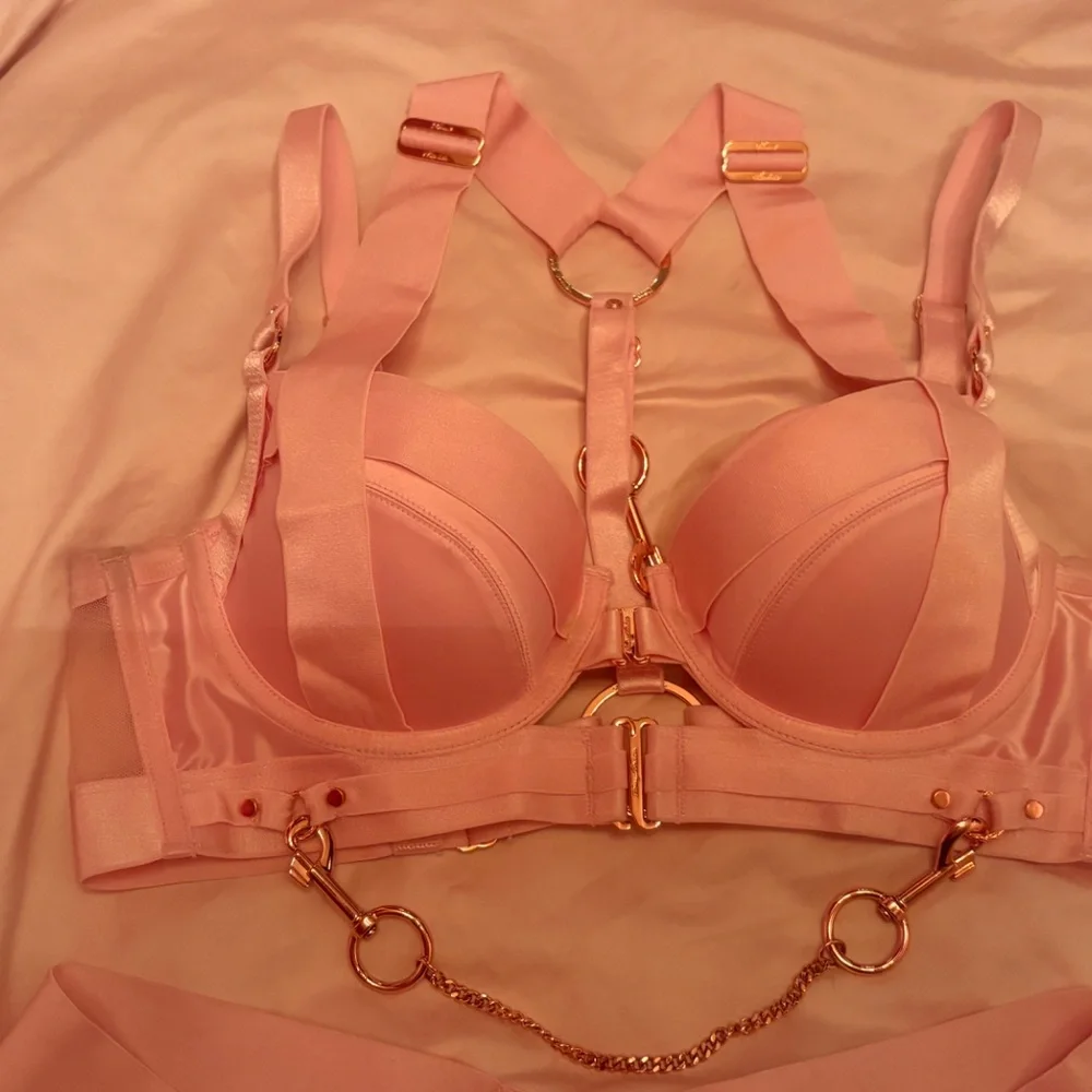 Honey Birdette Kukoro Blush & Rose Gold Set - Picture 3 of 7